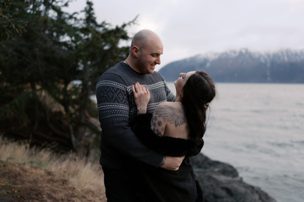 Beluga Point Elopement Wedding